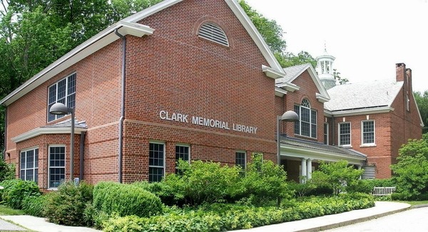Image of the exterior of Clark Memorial Library.