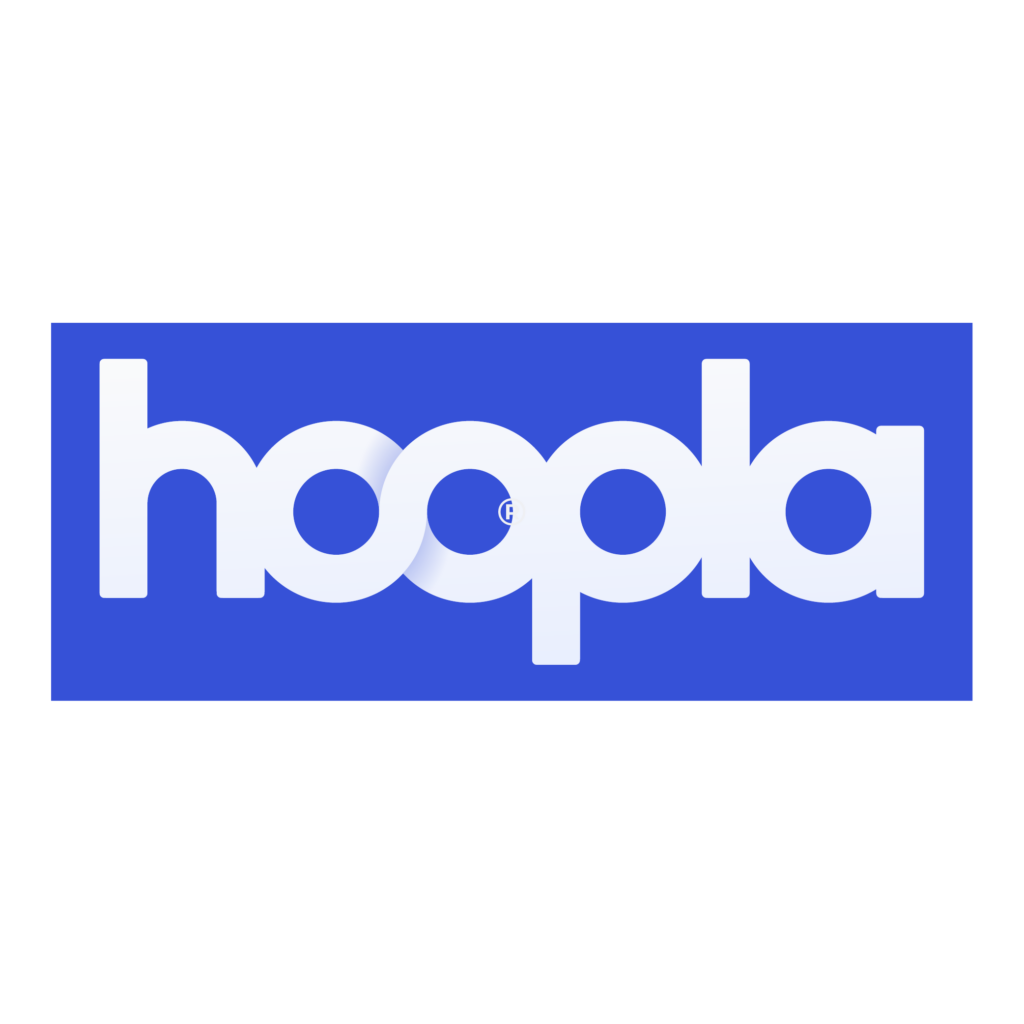 The hoopla logo.