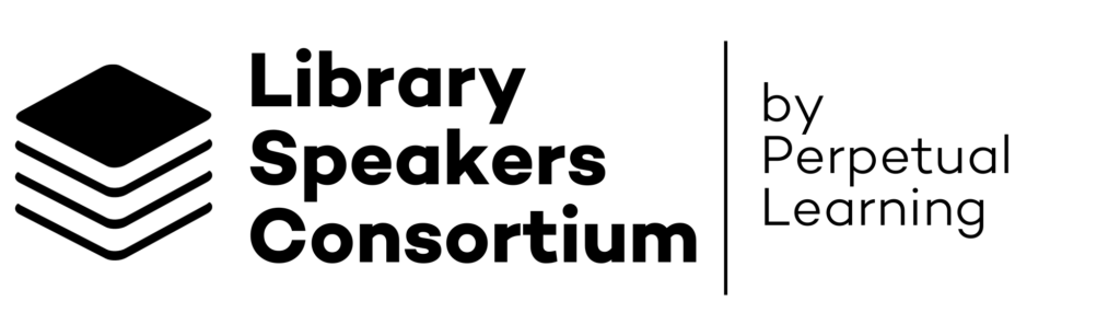 The Library Speakers Consortium logo.